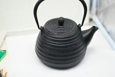  Cast Iron Teapot Japanese  Kettle w/Infuser Filter Teakettle Black O1 picture
