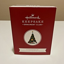 Hallmark Keepsake 2019 O Tannenbaum Ornament KOC Club Member Exclusive NIB New picture