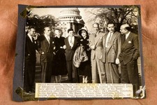 Hollywood Stars HUAC Un-American Activities Hearing 8¾x6¾ 1947 AP Wire Photo V33 picture