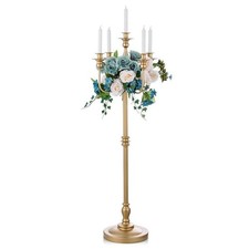 Sziqiqi 50 Inch Antique Floor Candelabra Centerpiece Tall Candle Candelabra For picture
