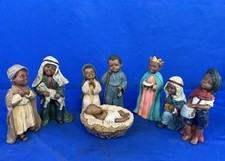 All God's Children Nativity Figurines. Martha Holcombe. 8 Figures. Rare. picture
