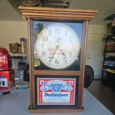 Vintage Nos Budweiser This Bud For You Heirloom Clock Working.     348 picture