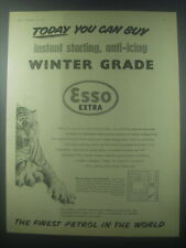 1954 Esso Extra Petrol Ad - Today you can buy instant starting, anti-icing picture