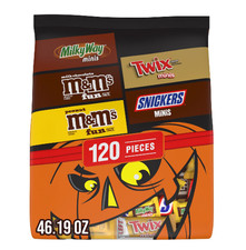 M&M'S, Snickers, Twix & Milky Way Chocolate Halloween Candy Variety Pack - 120 C picture