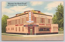 Postcard Van's Cafe Brainerd Minnesota picture