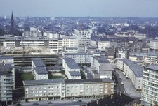 The city of Frankfurt top of Saint Bartholomeus Cathedral 1960 Old Photo 1 picture