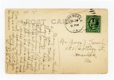 Postcard RPPC 1922 Honesdale Wayne County PA Loesch picture