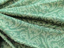 By Yard Scalamandre Mazarino Damask Giada Green Jade Fonthill MSRP$132 Heavy picture