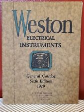 1929 Weston Electrical Instruments General Catalog Sixth Edition 85 Pages VTG picture