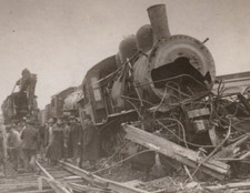 Disaster Wreck April 8, 1910 Train RR Railway RPPC Postcard Great Rome Oriskany picture