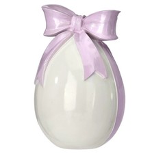 Regency Pre-Order White Resin Egg with Purple Bow MT26824 picture