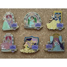 Disney Princess Fantasy Faire Pin Lot of 6 - Vintage 2008 DLR picture