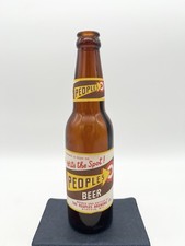 Vintage 50s Peoples Beer Bottle Oshkosh WI Peoples Brewing Co Wisconsin picture
