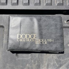 Original 1975 Dodge Car & Truck Color & Trim Selector Dealer Album Charger Dart picture