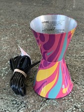 Lava The Original Fiery Pink Cyan Lava Lamp Base Only Model-2474 Tested Working picture