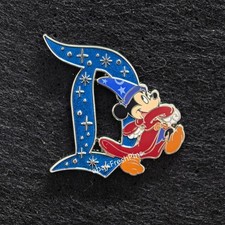 Disney Sorcerer Mickey Letter D Pin HKDL 2026 Pin Trading Carnival LE Pin picture