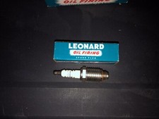 VINTAGE NOS Leonard Oil Firing Spark Plug 14MM VERY UNUSUAL picture