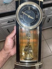 1980s Wonderful Vintage Rare Rhythm Quartz Office & Desk Clock, Stairs to Heaven picture