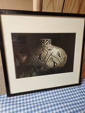 Exceptional Pueblo of Acoma Polychrome Pot original Photography C.English picture