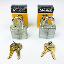 2ct Vintage No 3 Master Lock Padlock 1-1/8