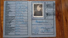 GERMAN ID AFTER WWII 1946 AUSWEIS DEUTSCHE KARTE picture
