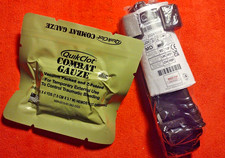 BLEED STOP KIT NAR CAT G7 TQ w QuickClot COMBAT GAUZE IFAK JFAK COMBAT MEDIC picture