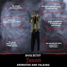 New Haunted Hill Farm HHZOMB-4FLSA 71″ Animated Standing Zombie picture