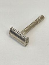 Vintage Gillete Men's Safety Razor Made in USA Beard Care Barber Grooming Tool picture
