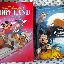 Disney Mickey Mouse Lot 2 Books: Storyland Bedtime + Bedtime Favorites picture
