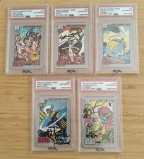 1992 DC COSMIC CARDS (Teen Titans Set) PSA Auto Authentic  picture