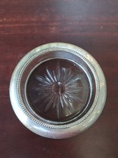 c.1930s Sterling Silver Frank M. Whiting Co Art Deco Coastray Ashtray Coaster picture