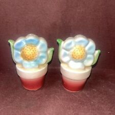 Vintage Pottery Shawnee Flower Pot Salt and Pepper  Shakers picture