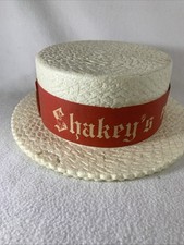 Vintage 1967 Shakey’s Pizza Parlor Birthday Party Club Styrofoam Hat picture