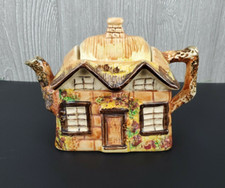 Vintage 1930's 'Ye Olde Cottage' Teapot Price Brothers Bros Made in England READ picture