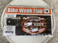 70th Annual 2011 Daytona Bike Week Flag 3'x5' with 2 Metal Grommet White picture
