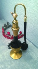  Black & Gold DeVilbiss Style Vintage Art Deco Perfume Atomizer picture