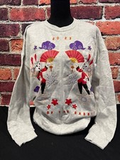 Disney 2023 Year Of The Rabbit Celebration Judy Hopp Zootopia Sweatshirt Size L picture