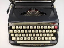 VTG 1960s Sperry Rand Remington 333 Portable Typewriter w/Black Case Untested picture