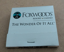 Vtg 30-Strike Foxwoods Resort Casino Rare Full Unstruck Matchbook Memorabilia  picture