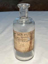 c1890s M. F. Flynn Apothecary Haverhill, Mass Druggist Pharmacy Medicine Bottle picture