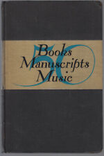 Scribner's Rare Book Catalog 1937 Poe Twain Browning Washington Bach &c picture