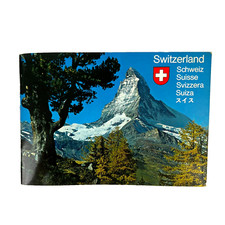 Vintage Switzerland Travel Brochure 1982 Color Photos and Map Swiss Tourism picture