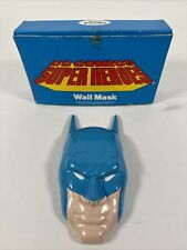Batman Wall Mask Face by Presents P3585 1989 Hamilton Gifts DC Comics Vintage picture