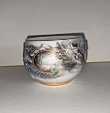 NEW Tenmokus Handcrafted Teacup Dragon Gold Juan Zhan Art Glaze Pottery Gift Box picture