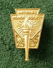 Vintage 1960s High School National Honor Society Lapel Pin picture