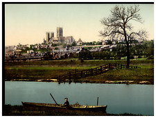 England. Lincoln, from S.E. Vintage Photochrome by P.Z, Photochrome Zurich p picture