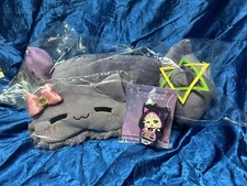 Hololive Murasaki Shion 2023 Birthday Sleep Mask Shiokko Plushie, Voice Keychain picture