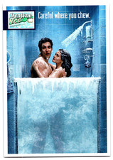 Dentyne Ice, Nothing's Colder Than Ice, HotStamp (2000) Vtg Postcard picture