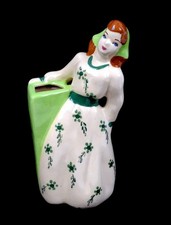 Weil Ware California Pottery Country Girl Green Vintage 10