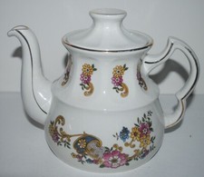 Ellgreave Centenary, Wood and Sons, ironstone teapot, England, floral design picture